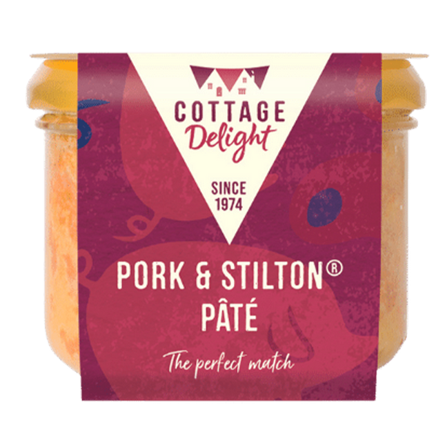 COTTAGE DELIGHT Pork & Stilton Pate 180g - Longdan Official