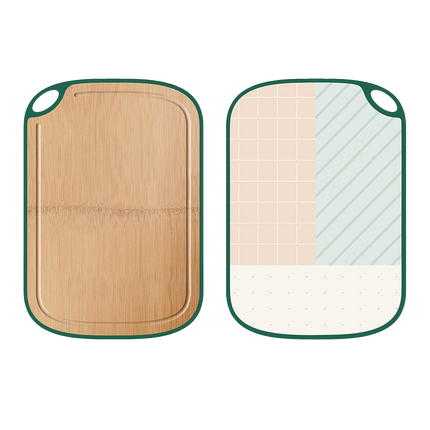 DE CHANG Whole Bamboo & PP Double-Sided Chopping Board 40.5 x 28cm (Case 12)