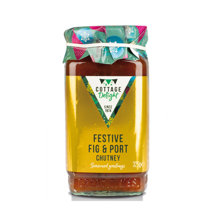 COTTAGE DELIGHT Festive Fig & Port Chutney 325g - Longdan Official