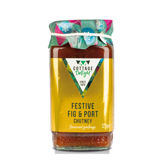 COTTAGE DELIGHT Festive Fig & Port Chutney 325g - Longdan Official
