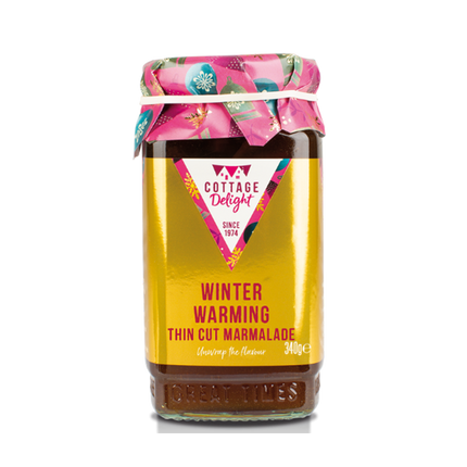 COTTAGE DELIGHT Winter Warming Thin Cut Marmalade 340g - Longdan Official