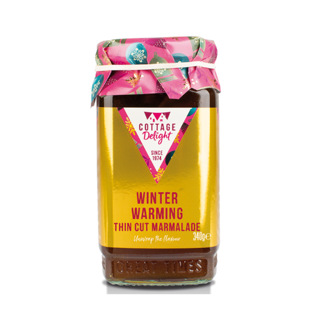 COTTAGE DELIGHT Winter Warming Thin Cut Marmalade 340g - Longdan Official