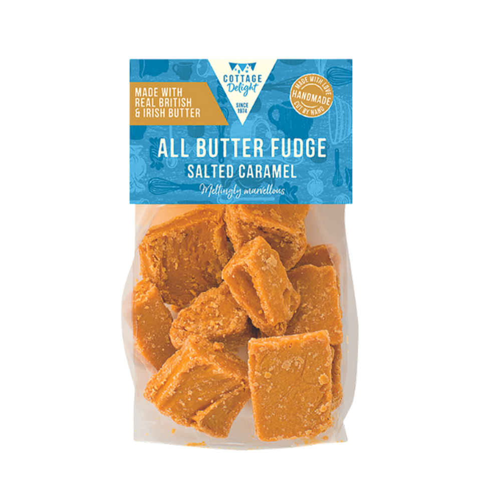COTTAGE DELIGHT Salted Caramel All Butter Fudge 150g - Longdan Official