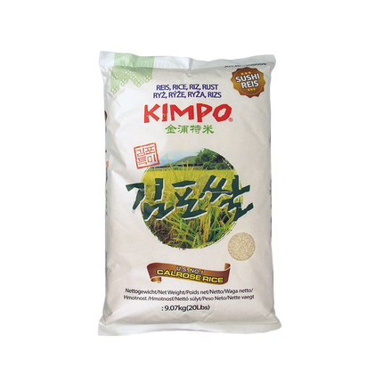 Kimpo Rice - Premium Calrose Grain 9.07kg - Longdan Official Online Store