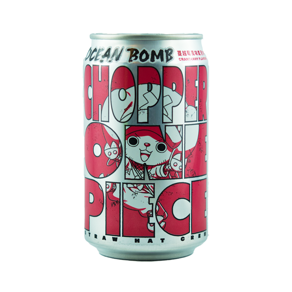 Y.H.B Ocean Bomb & One Piece Chopper Cranberry 330ml (Case 24)