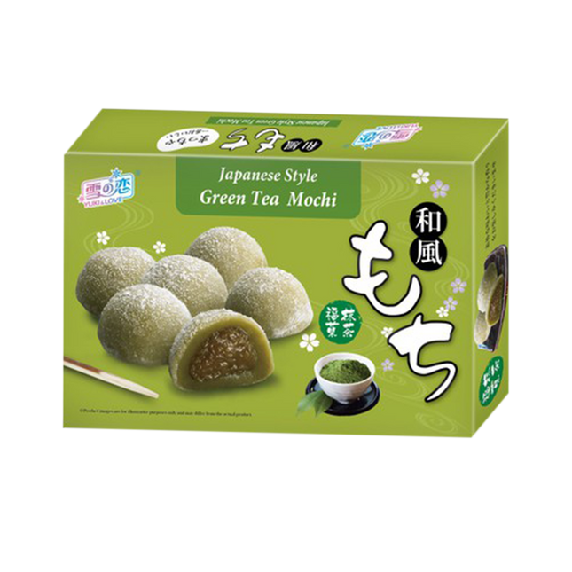 YUKI & LOVE Mochi - Green Tea 210g - Longdan Official