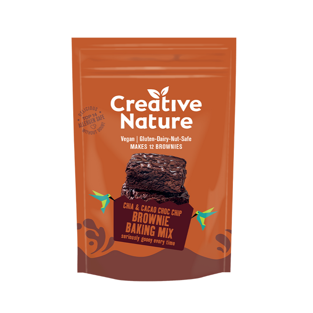 Creative Nature Chia & Cacao Brownie Mix 250G (Case 6)