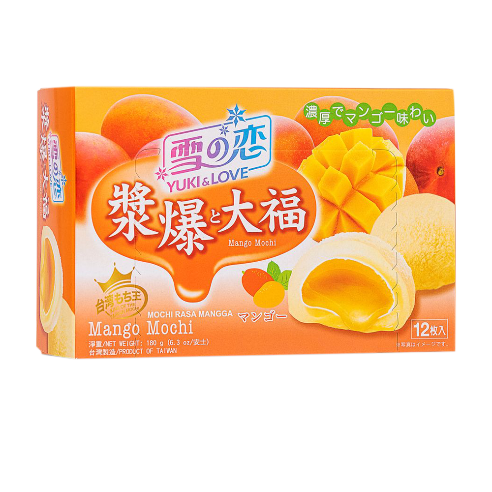 YUKI & LOVE - Mango Flavoured Mochi 180g - Longdan Official