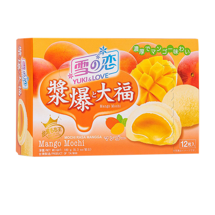 YUKI & LOVE - Mango Flavoured Mochi 180g - Longdan Official