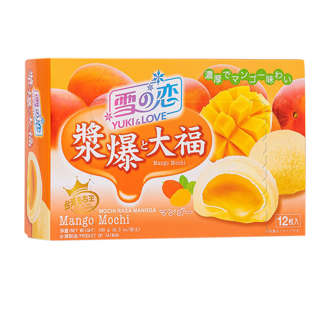 YUKI & LOVE - Mango Flavoured Mochi 180g - Longdan Official