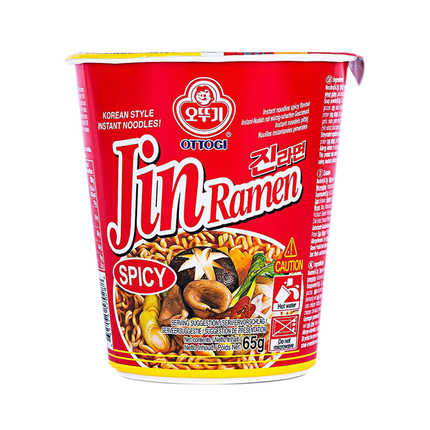 OTTOGI Jin Ramen Hot (Cup) 65g - Longdan Official
