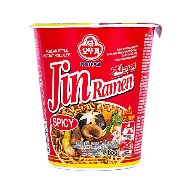 OTTOGI Jin Ramen Hot (Cup) 65g - Longdan Official