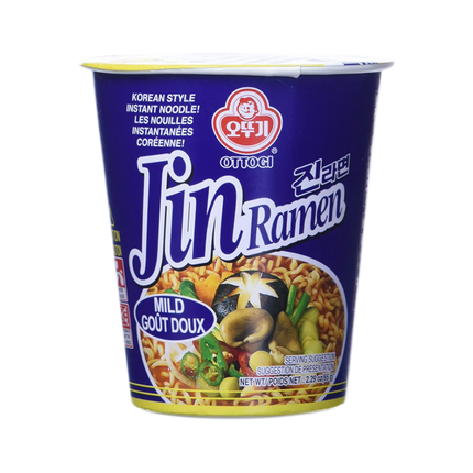 OTTOGI Jin Ramen Mild (Cup) 65g - Longdan Official