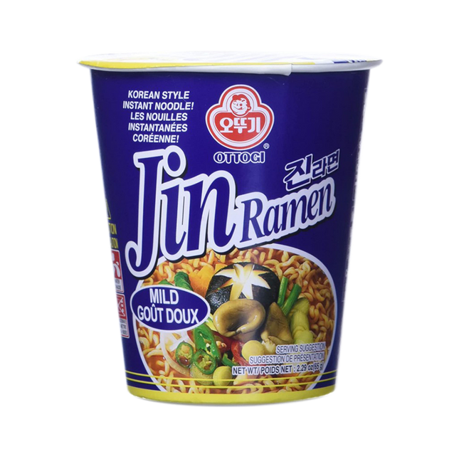 OTTOGI Jin Ramen Mild (Cup) 65g - Longdan Official