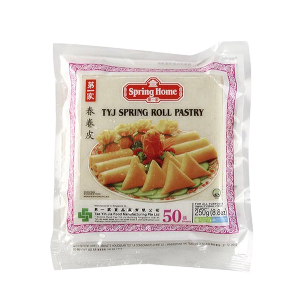 TEE YIH JIA 5in Spring Rolls Pastry 250g (Case 40)