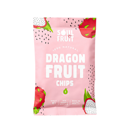 SOUL FRUIT Dragon Fruit Chips 20G - Longdan Official