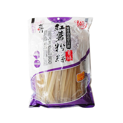 TAI YANG MEN 100% Sweet Potato Noodles Thick 500g - Longdan Official