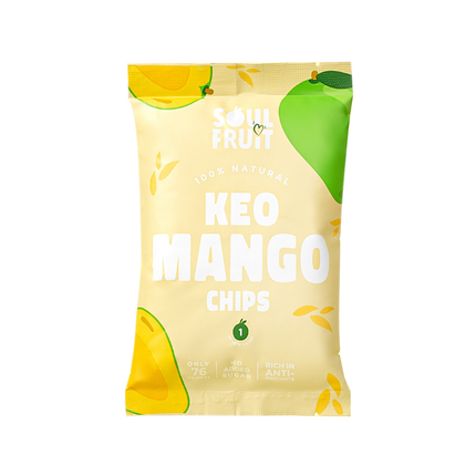 SOUL FRUIT Keo Mango Chips 20G (Case 10)