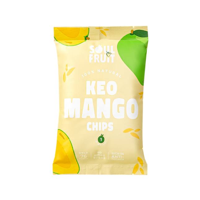 SOUL FRUIT Keo Mango Chips 20G (Case 10)
