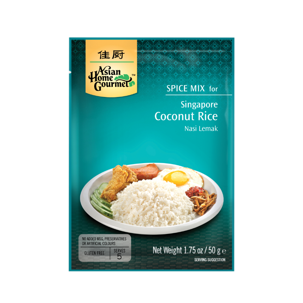ASIAN HOME GOURMET Singapore Coconut Rice 50g (Case 12)