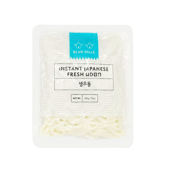 BLUE VILLE Instant Japanese Fresh Udon 200g - Longdan Official Online Store