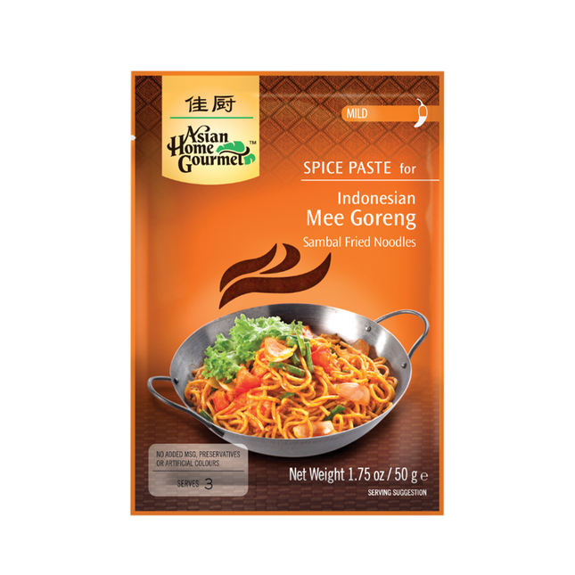 ASIAN HOME GOURMET Indonesian Mee Goreng 50g (Case 12)