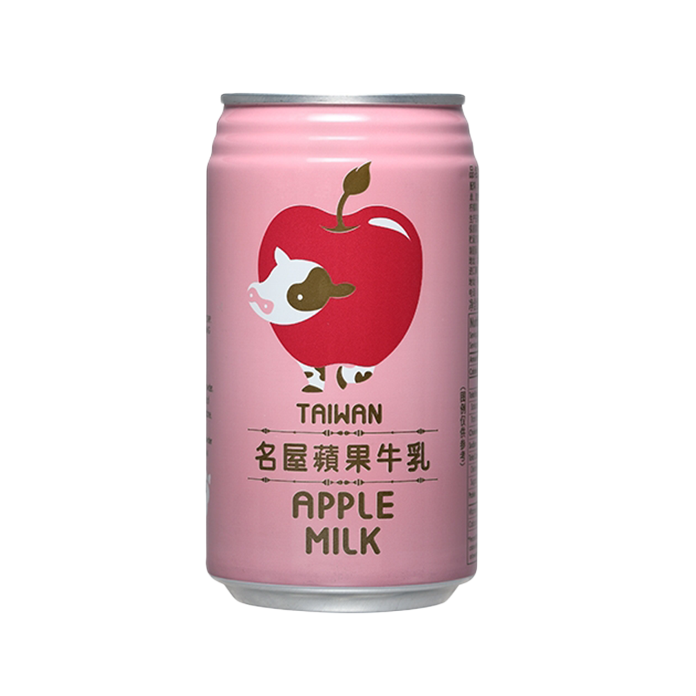 FAMOUS HOUSE Apple Milk Drink 340ml - Longdan Official