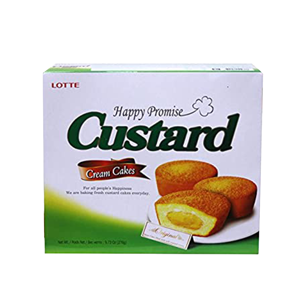 Lotte Custard Pie 276g (12Pk) - Longdan Official Online Store