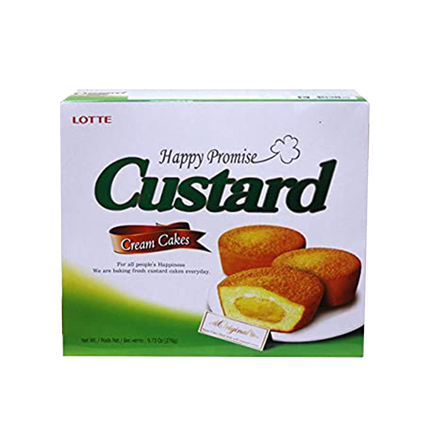 Lotte Custard Pie 276g (12Pk) - Longdan Official Online Store
