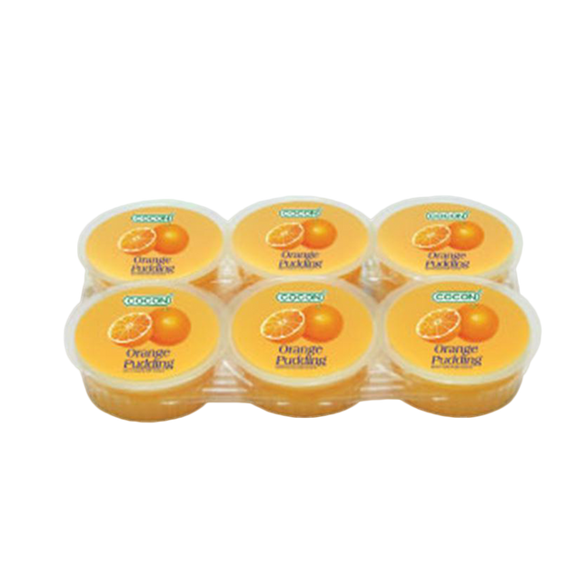 Cocon Nata de Coco Pudding - Orange 80g - Longdan Official Online Store