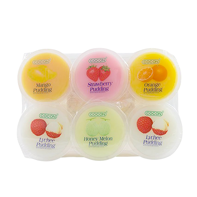 Cocon Nata De Coco Pudding - Assort 80g - Longdan Official Online Store