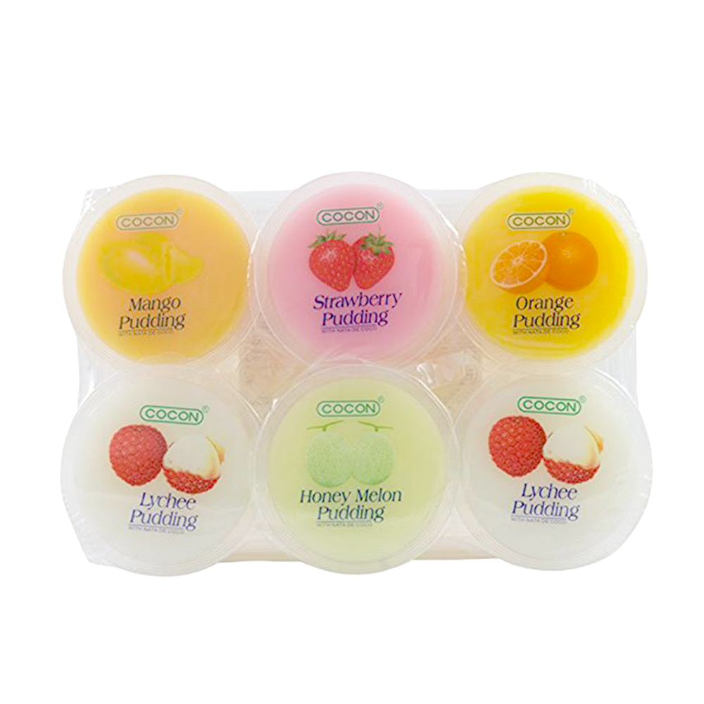 COCON Nata De Coco Pudding - Assort 80g (Case 16) – Longdan Wholesale