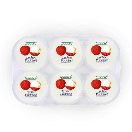 Cocon Nata de Coco Pudding - Lychee 80g - Longdan Official Online Store