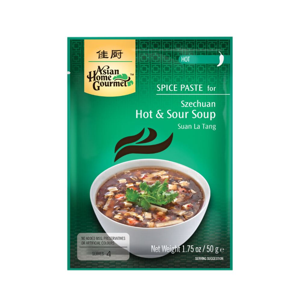 ASIAN HOME GOURMET Szechuan Hot & Sour Soup 50g - Longdan Official