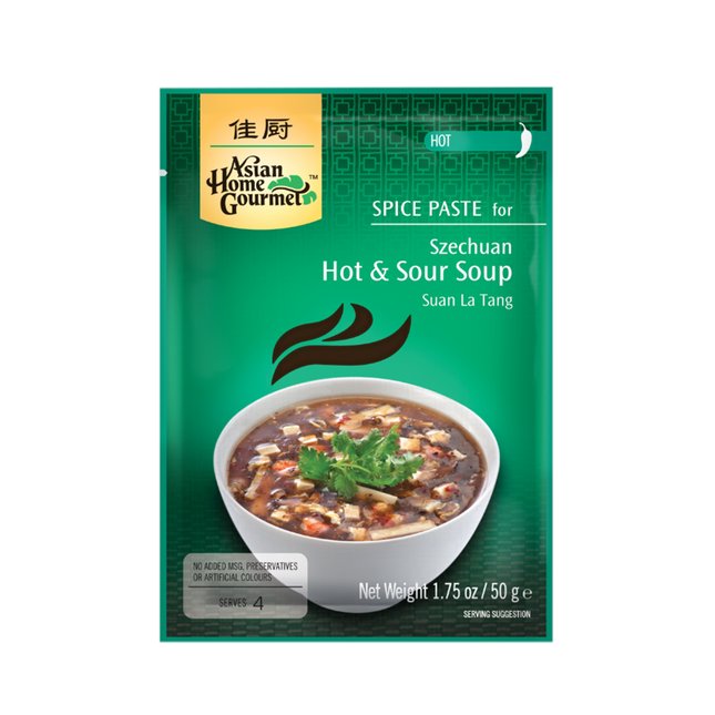ASIAN HOME GOURMET Szechuan Hot & Sour Soup 50g - Longdan Official