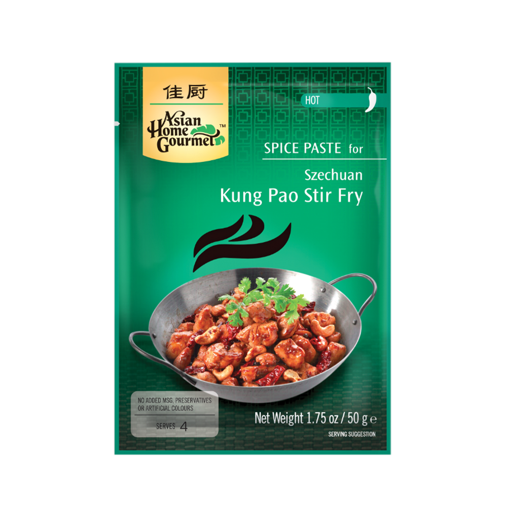 ASIAN HOME GOURMET Szechuan Kung Pao Stir Fry 50g (Case 12)