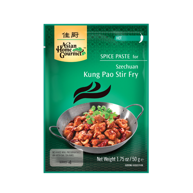 ASIAN HOME GOURMET Szechuan Kung Pao Stir Fry 50g (Case 12)