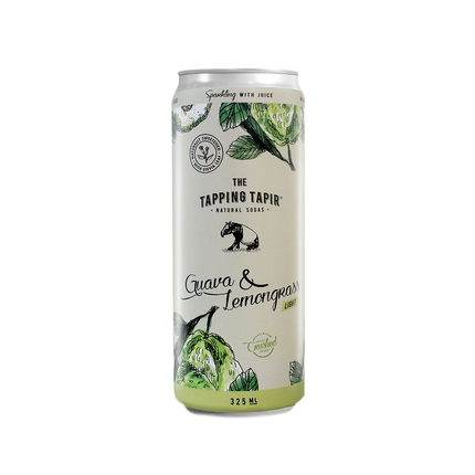 TAPPING TAPIR Natural Fruit Sodas - Guava & Lemongrass 325ml - Longdan Official