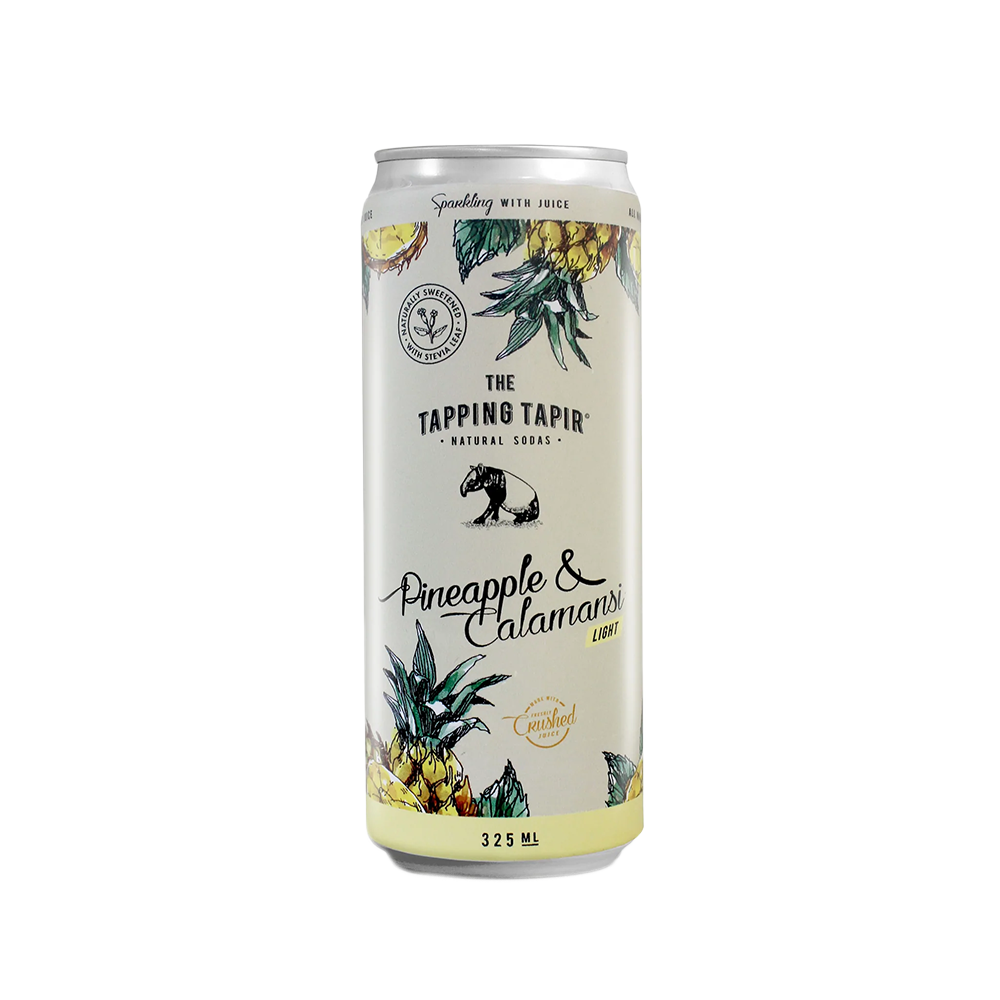 TAPPING TAPIR Natural Fruit Sodas - Pineapple & Calamansi 325ml - Longdan Official