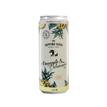 TAPPING TAPIR Natural Fruit Sodas - Pineapple & Calamansi 325ml - Longdan Official