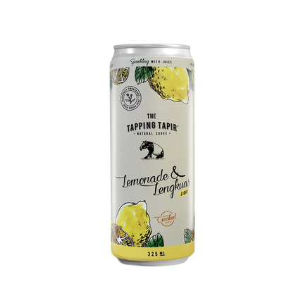 TAPPING TAPIR Natural Fruit Sodas - Lemonade & Lengkuas 325ml - Longdan Official