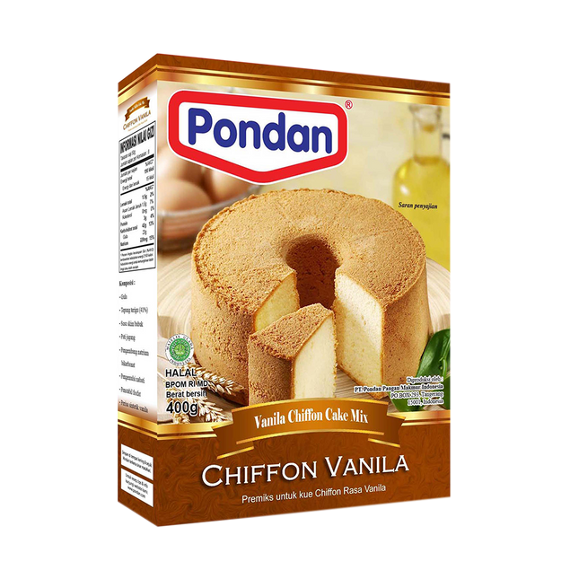PONDAN Chiffon Vanila 400g - Longdan Online Supermarket