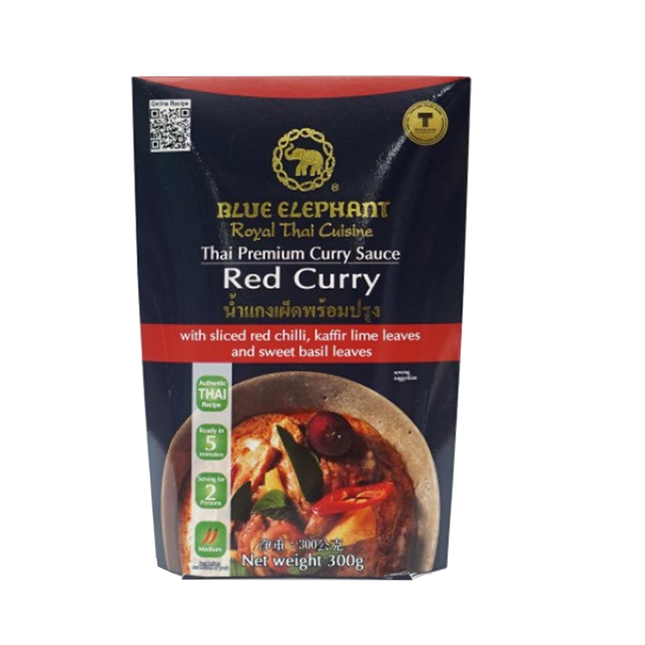 BLUE ELEPHANT Thai Curry Sauce Red Curry 300g - Longdan Official