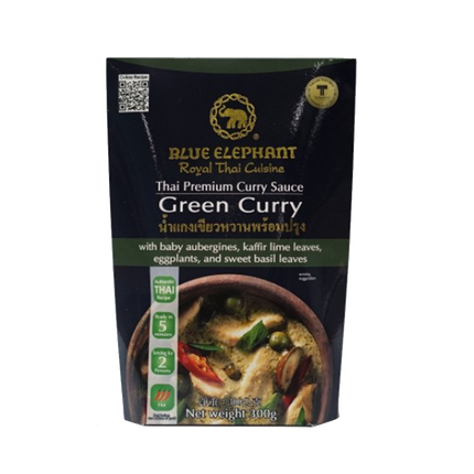 BLUE ELEPHANT Thai Curry Sauce Green Curry 300g - Longdan Official