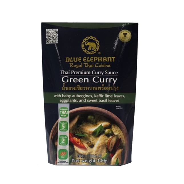 BLUE ELEPHANT Thai Curry Sauce Green Curry 300g - Longdan Official