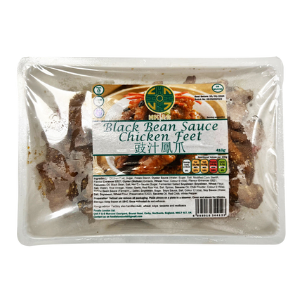 HKDS Black Bean Sauce Chicken Feet 410g (Frozen) - Longdan Official