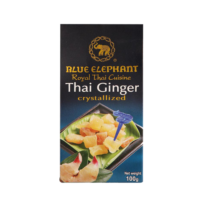 BLUE ELEPHANT Thai Ginger Crystallised 100g - Longdan Official
