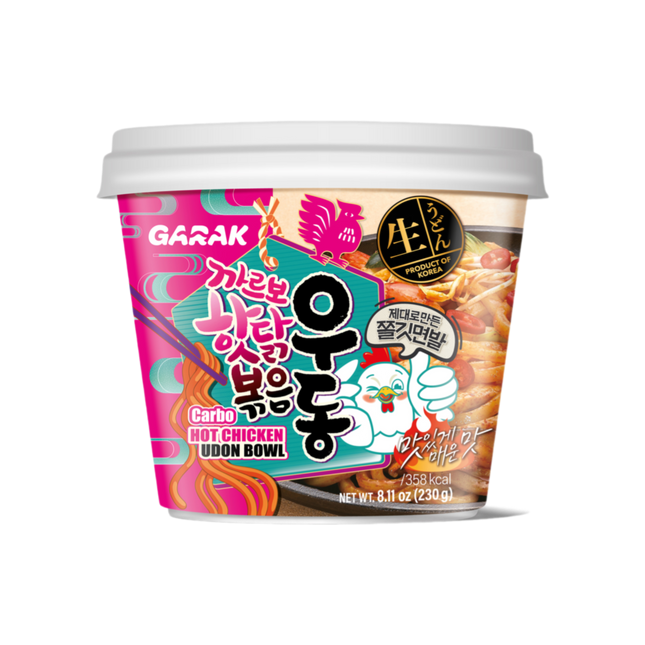 GARAK Carbonara Hot Chicken Udon Bowl 230g (Case 12)
