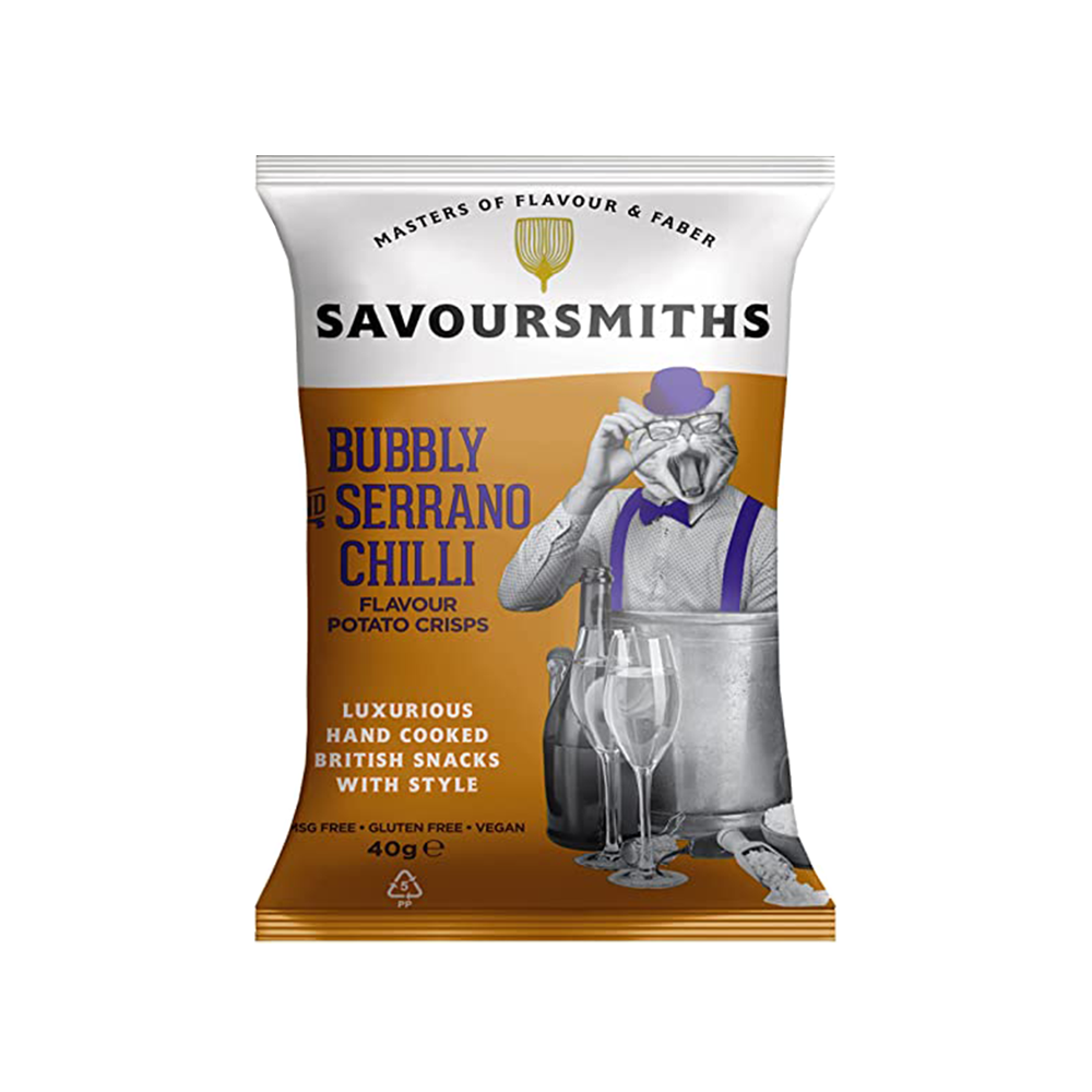 SAVOURSMITHS Bubbly And Serrano Chilli 40g - Longdan Official Online Store