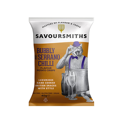 SAVOURSMITHS Bubbly And Serrano Chilli 40g - Longdan Official Online Store